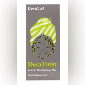 NIB DevaCurl Twist Microfiber Towel Wrap+DevaCurl Ulta Defining Gel + Free Gifts